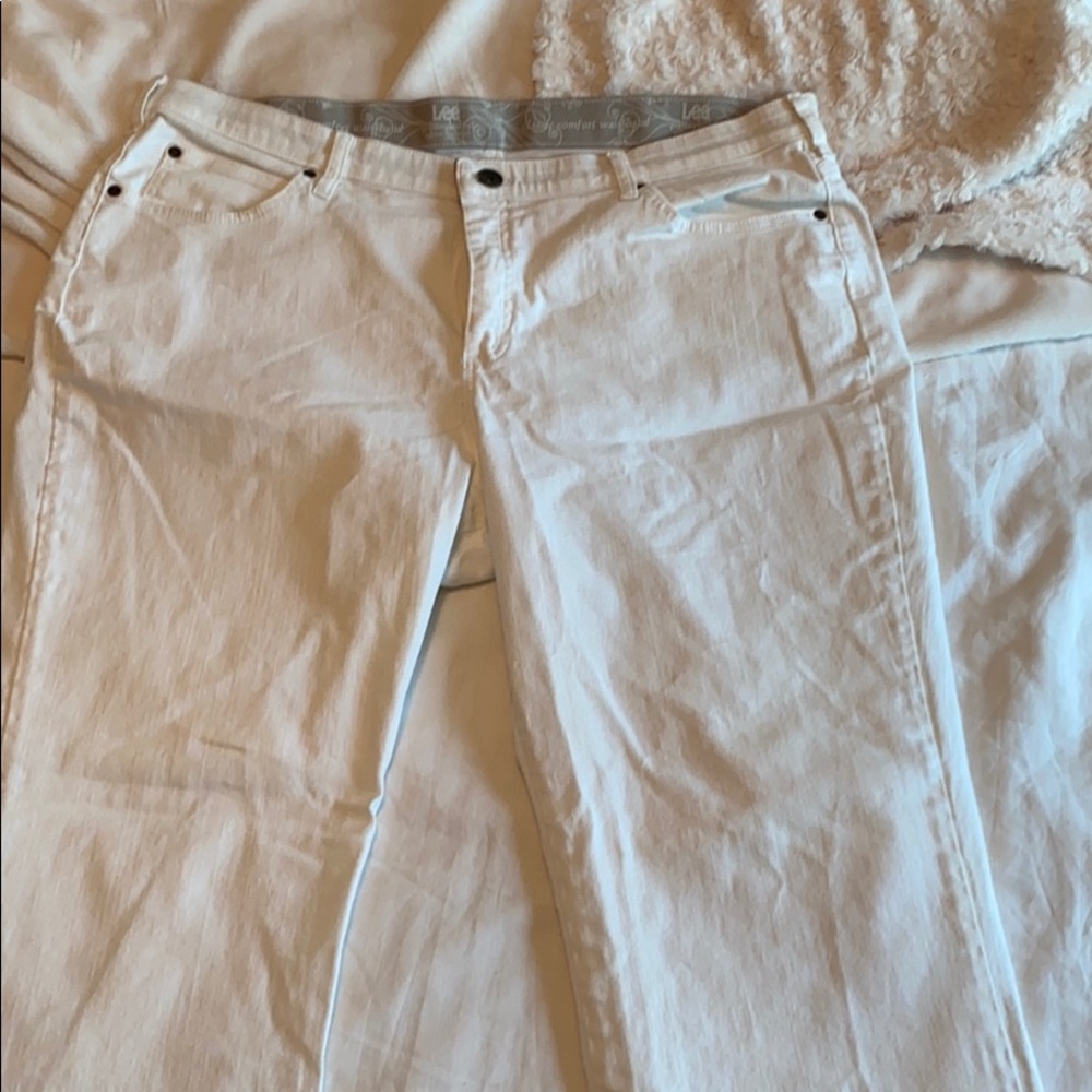 Lee white women’s jeans